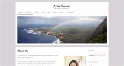 Desktop Screenshot of annapweaver.com