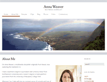 Tablet Screenshot of annapweaver.com